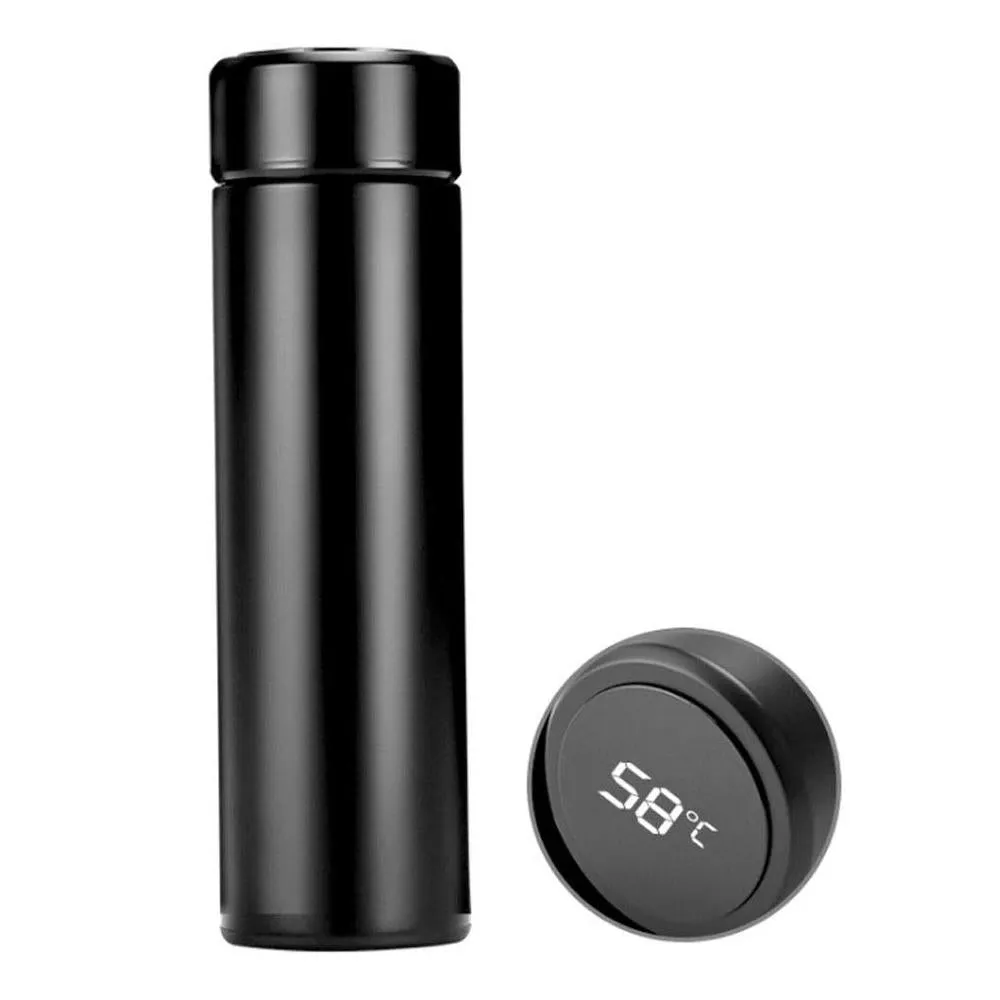 0726 Smart Vacuum Insulated Water Bottle with LED Temperature Display