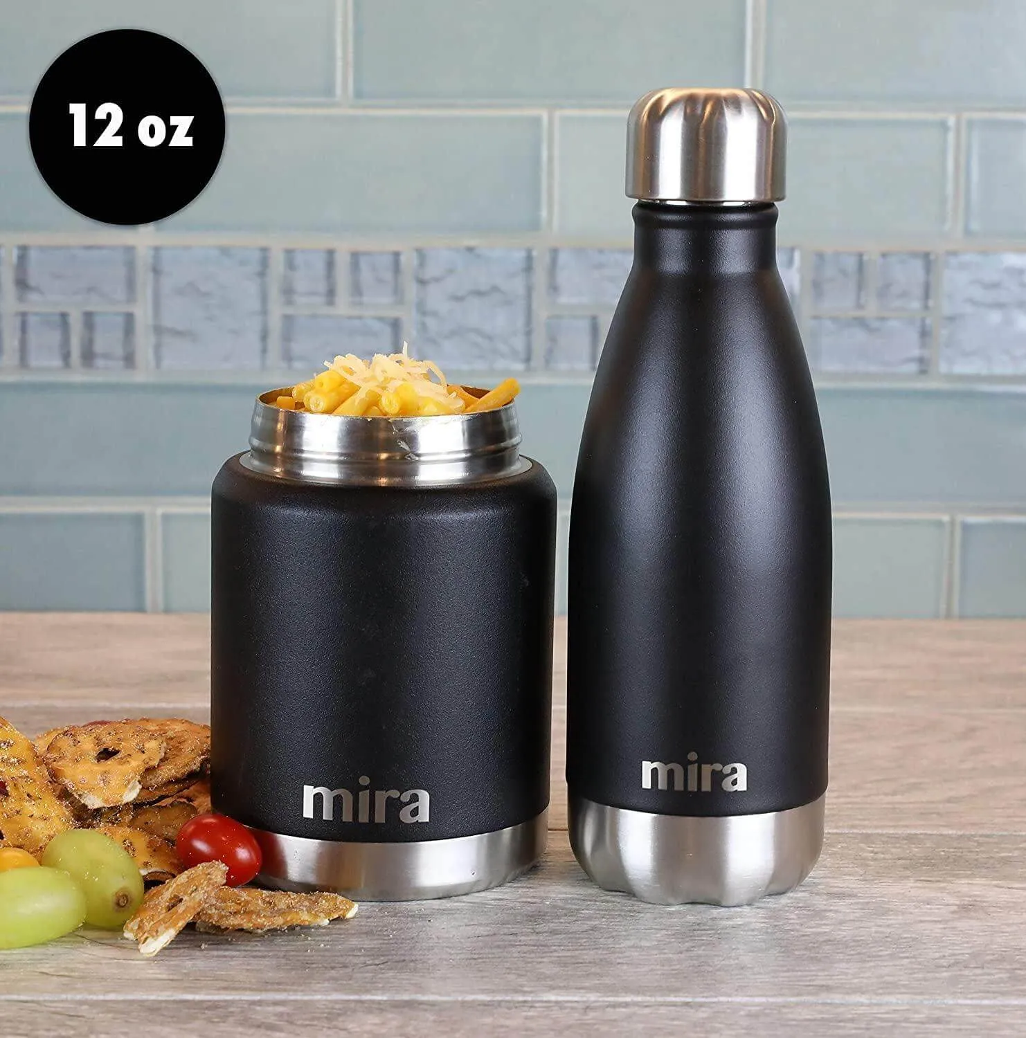 12 Oz Stainless Steel Vacuum Insulated Water Bottle