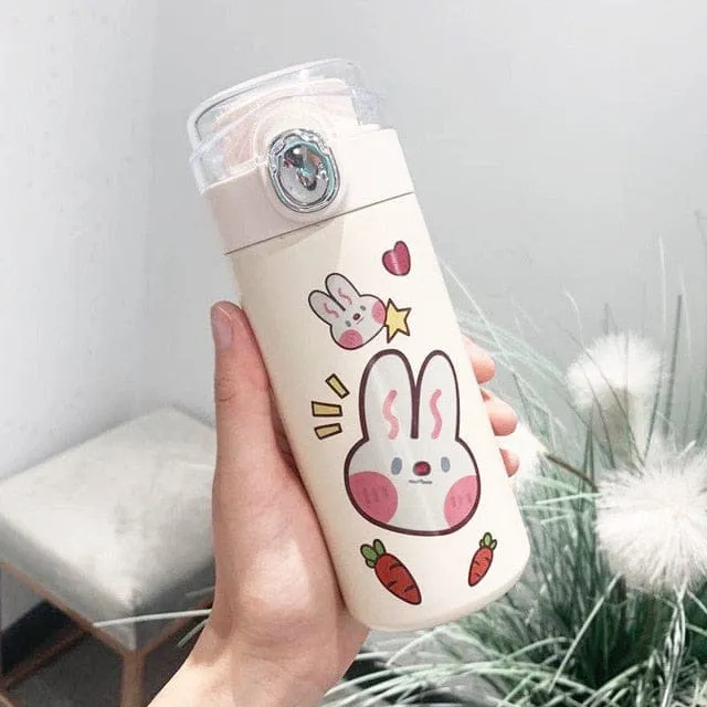 320ml Kawaii Bear Korean Thermos Flask