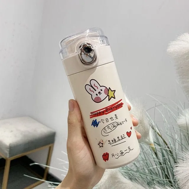 320ml Kawaii Bear Korean Thermos Flask