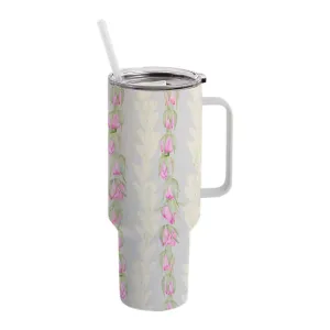 40oz Rose Pink Holoholo Tumbler