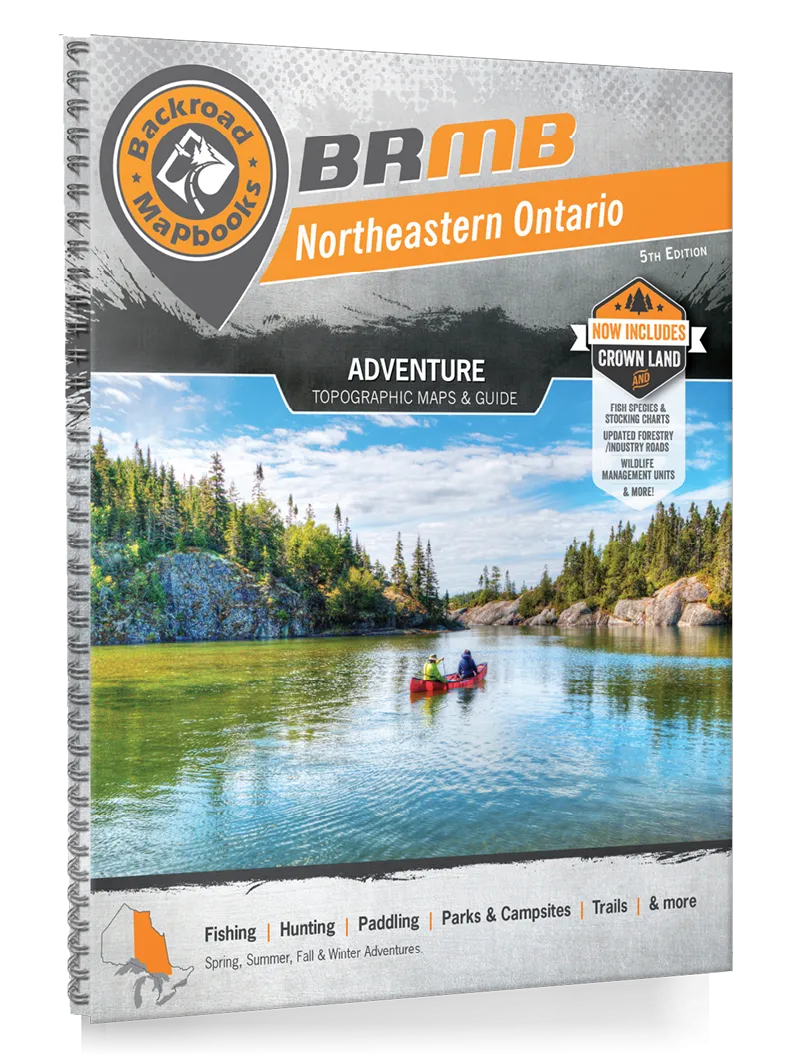 Backroad Mapbooks  Northeastern Ontario - Spiral Book 5th Edition