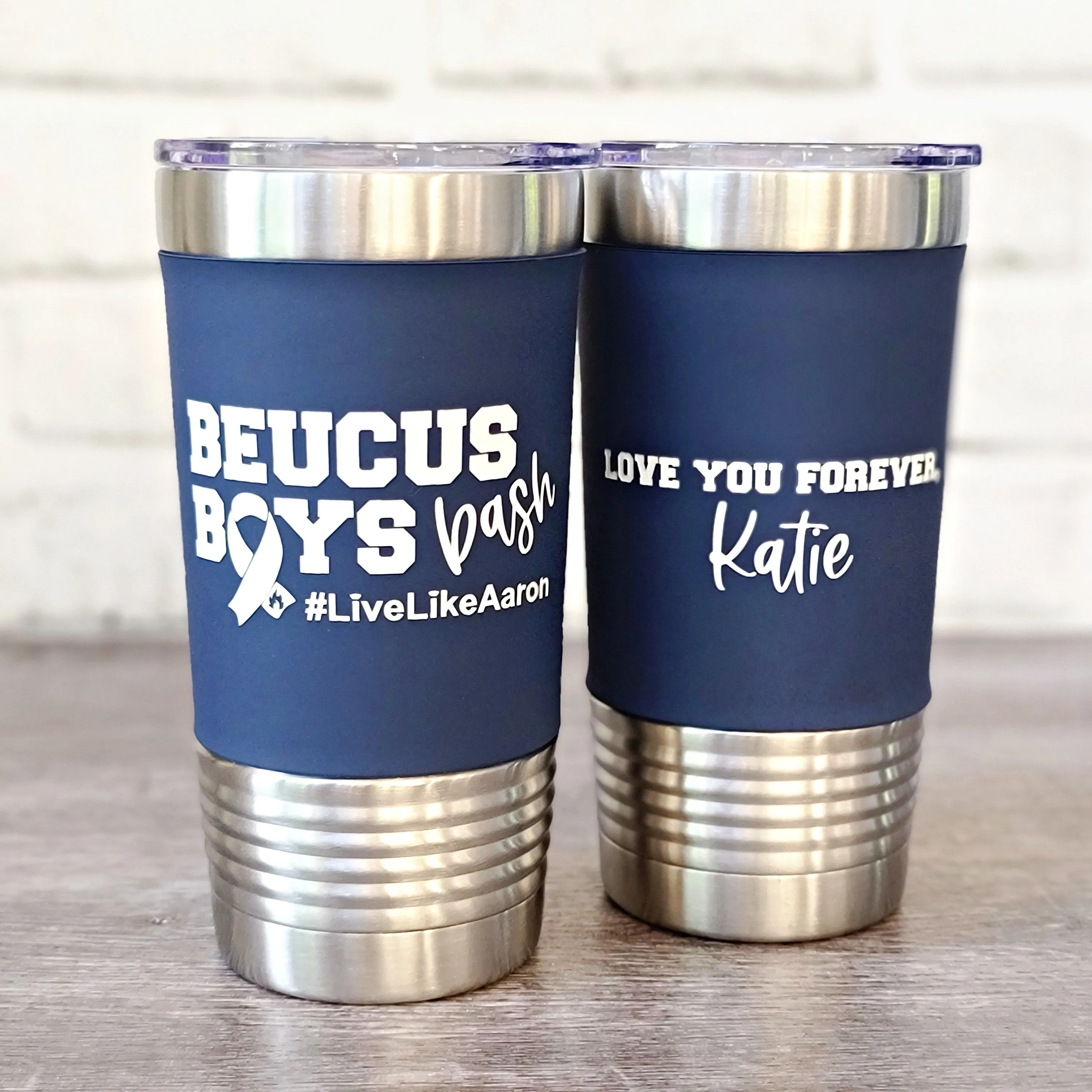 Beucus Boys Birthday Bash Laser Engraved Tumbler | Personalized Stainless Steel Tumblers