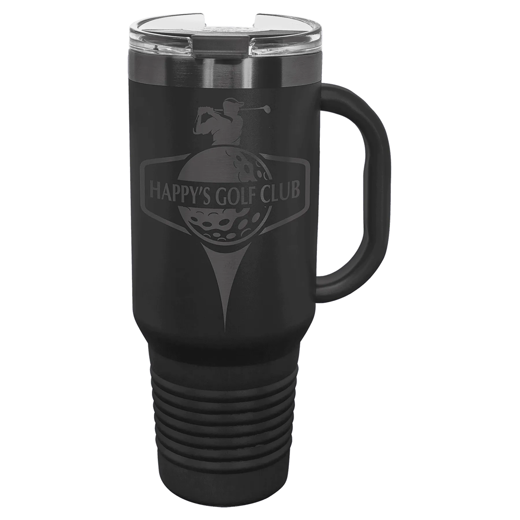 Black Ghost Polar Camel 40 oz. Travel Mug with Handle, Straw Included