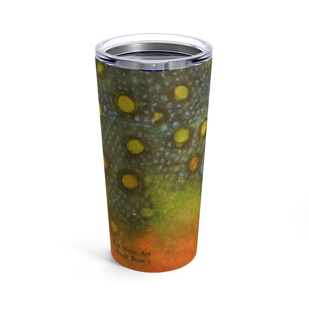 Brook Trout 3, 20 oz Steel Tumbler