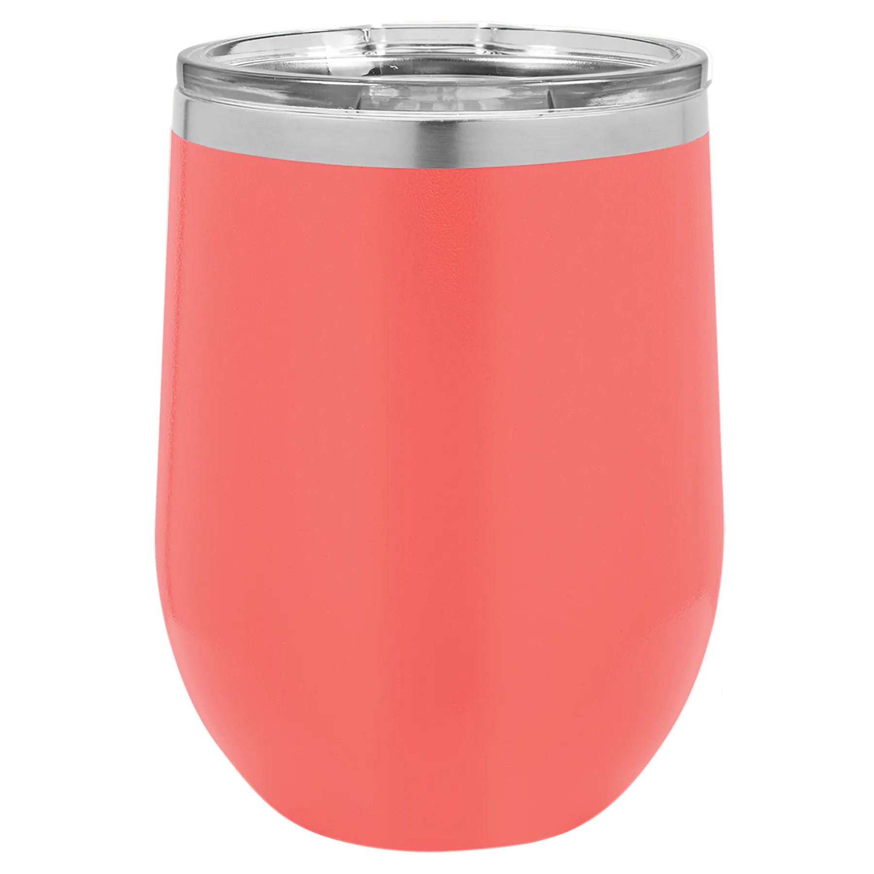 CASE of 24 - 12 oz Stainless Steel Blank Insulated Stemless Wine Tumbler w Lid