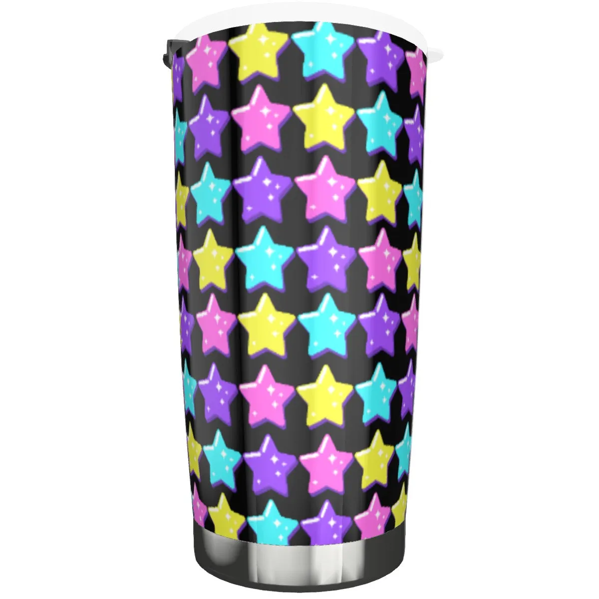 Electric Star Wave Black Tumbler 20oz