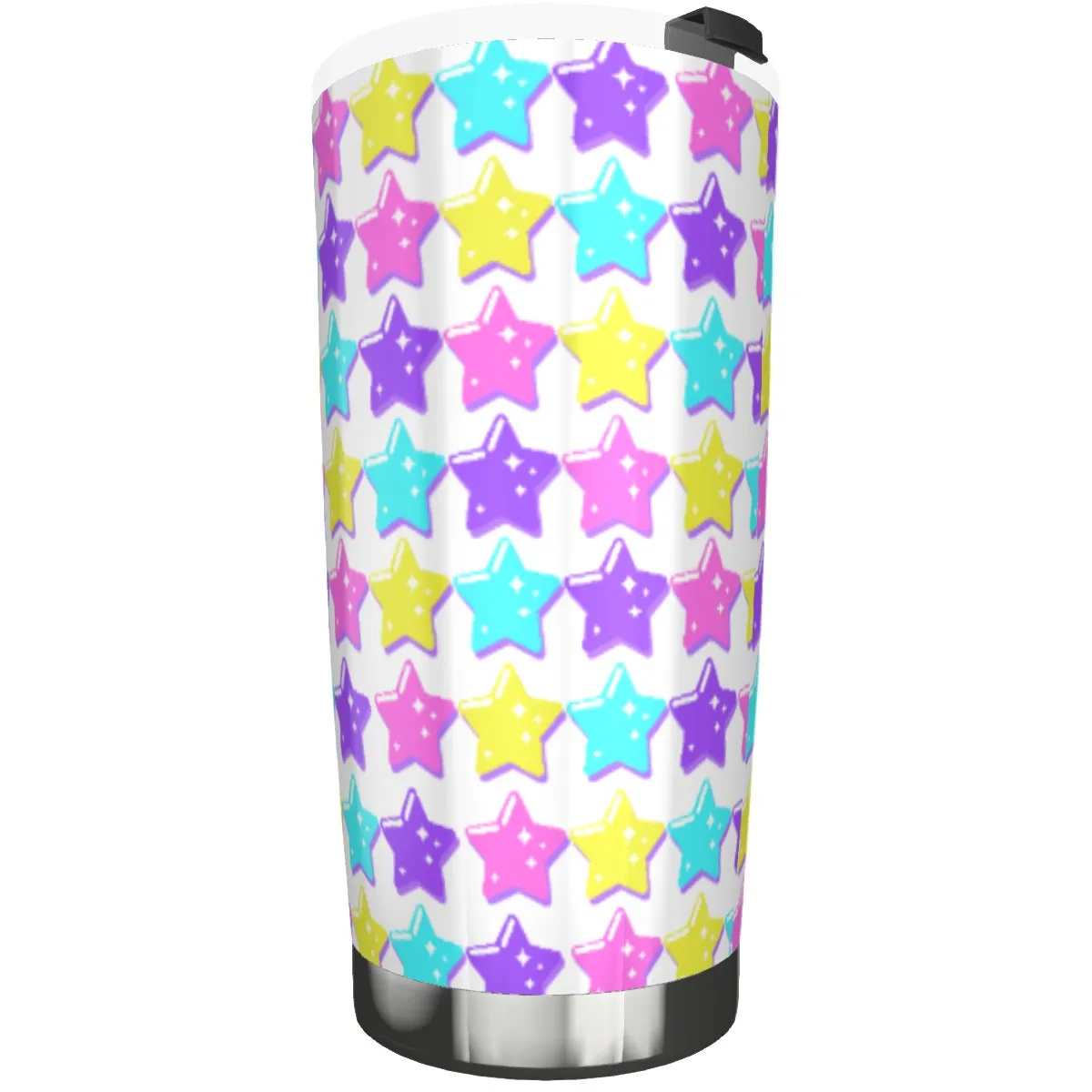 Electric Star Wave White Tumbler 20oz