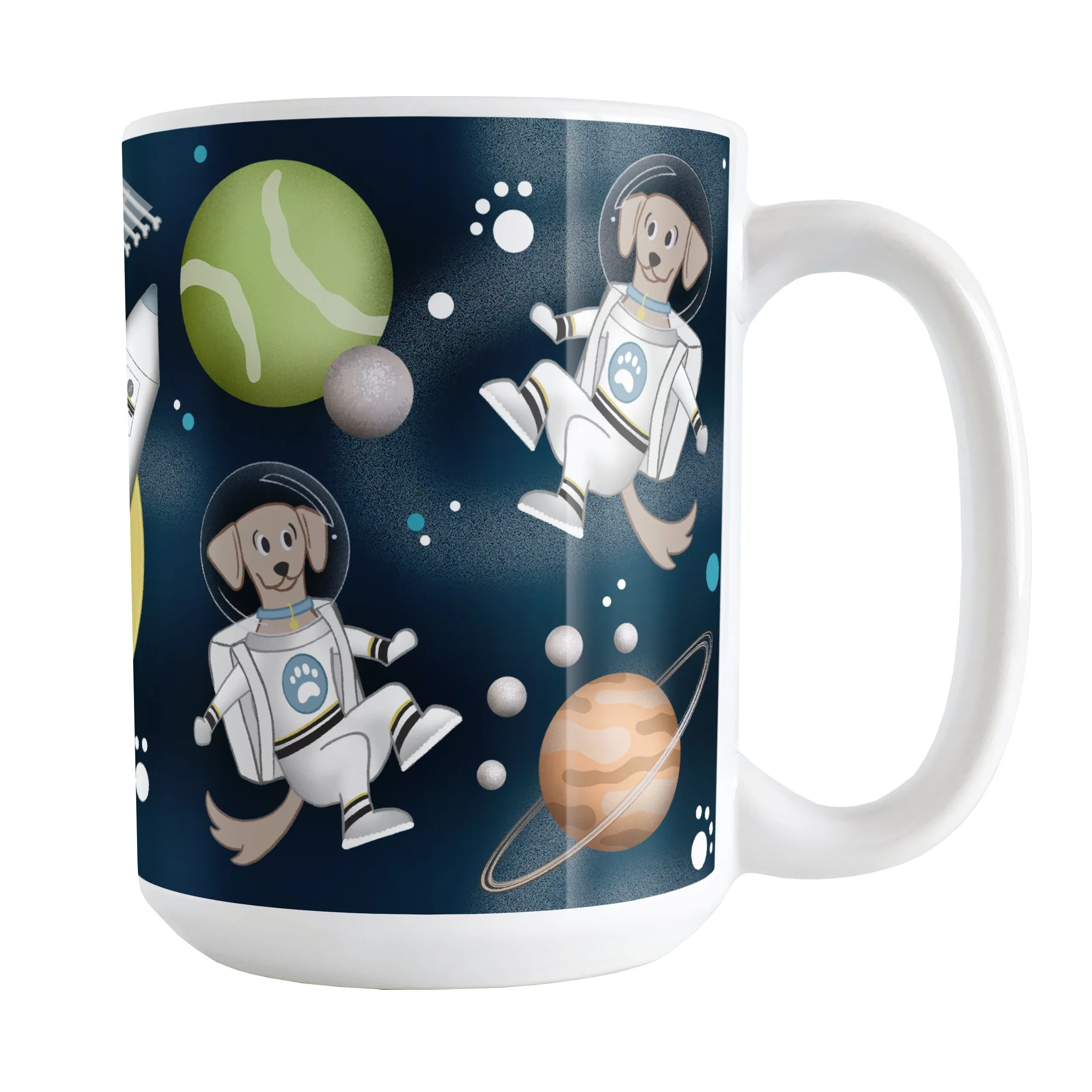 Galaxy Dog-stronaut Mug