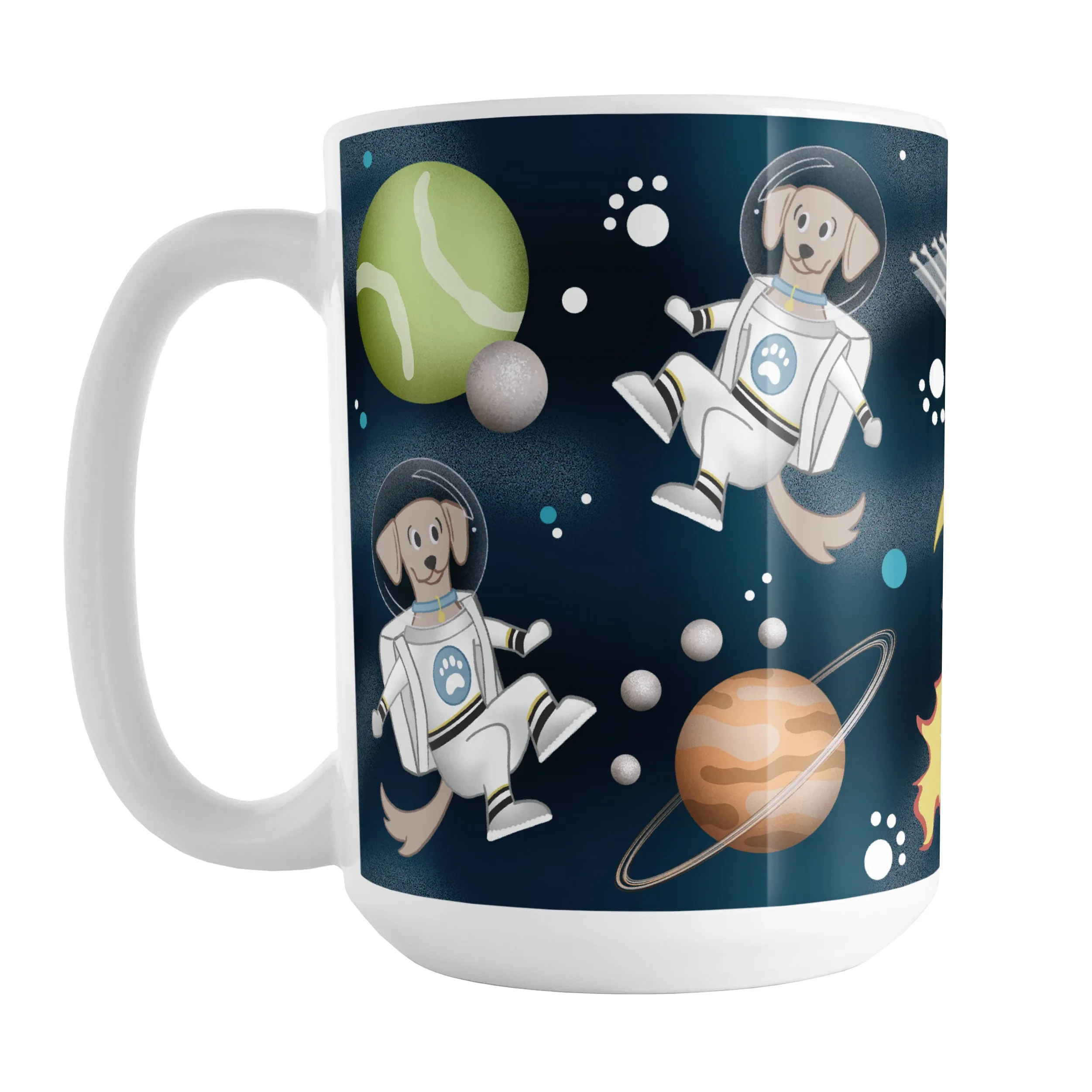 Galaxy Dog-stronaut Mug