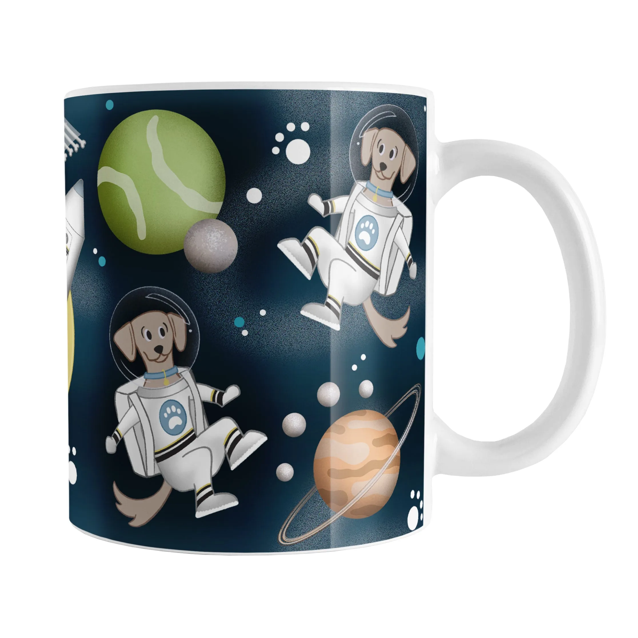 Galaxy Dog-stronaut Mug