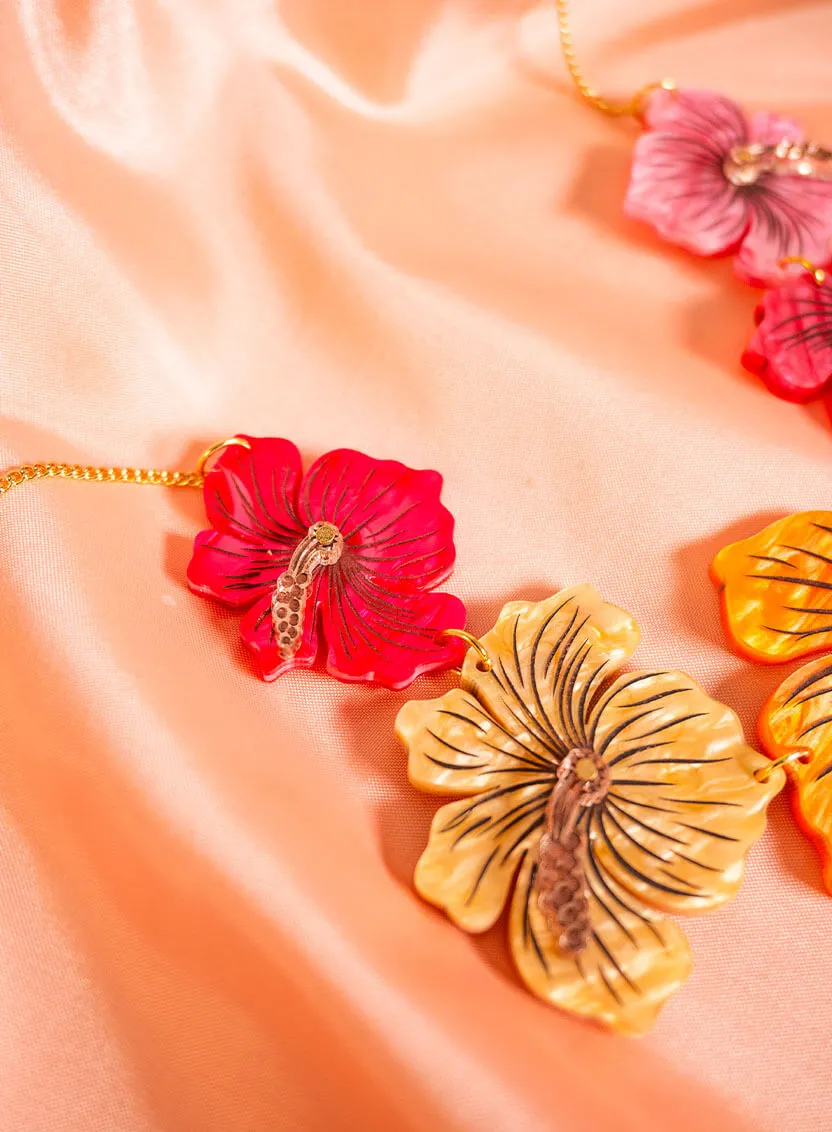 Hibiscus Flower Necklace