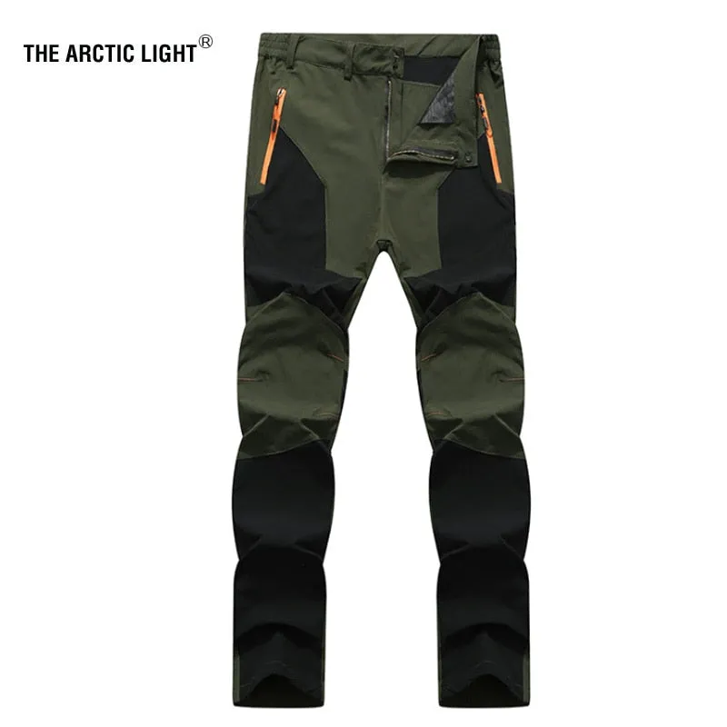 Hiking Pants Wear-resistant and Water Splash Prevention Quick Dry UV Proof Elastic hiking trausers