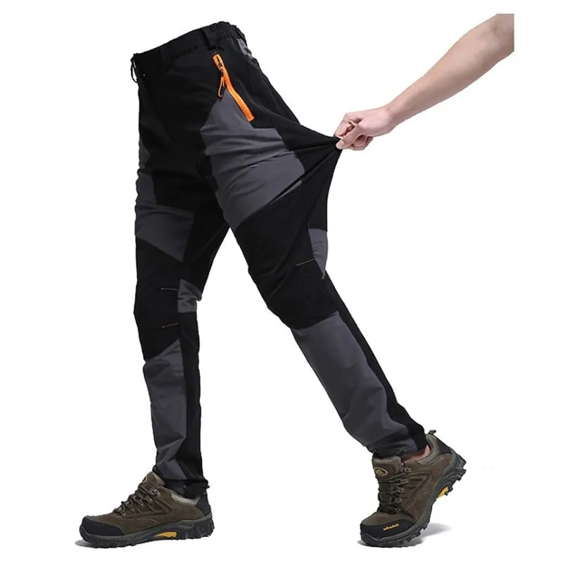 Hiking Pants Wear-resistant and Water Splash Prevention Quick Dry UV Proof Elastic hiking trausers