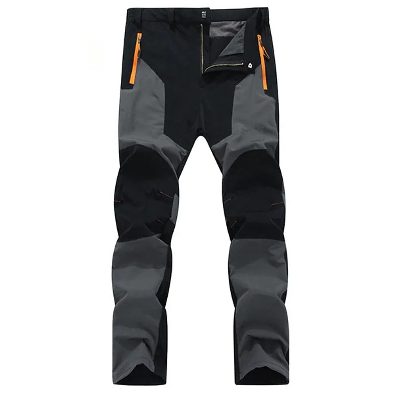 Hiking Pants Wear-resistant and Water Splash Prevention Quick Dry UV Proof Elastic hiking trausers