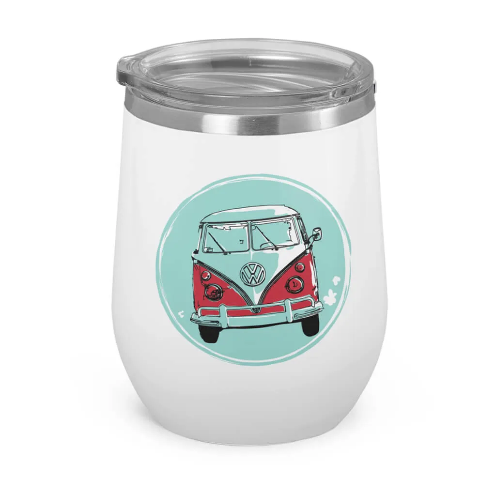 Hippie Van- Wine Tumbler