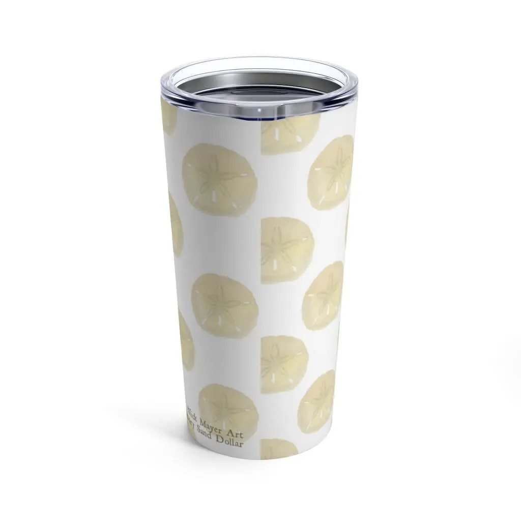 Ivory Sand Dollar, 20 oz Steel Tumbler