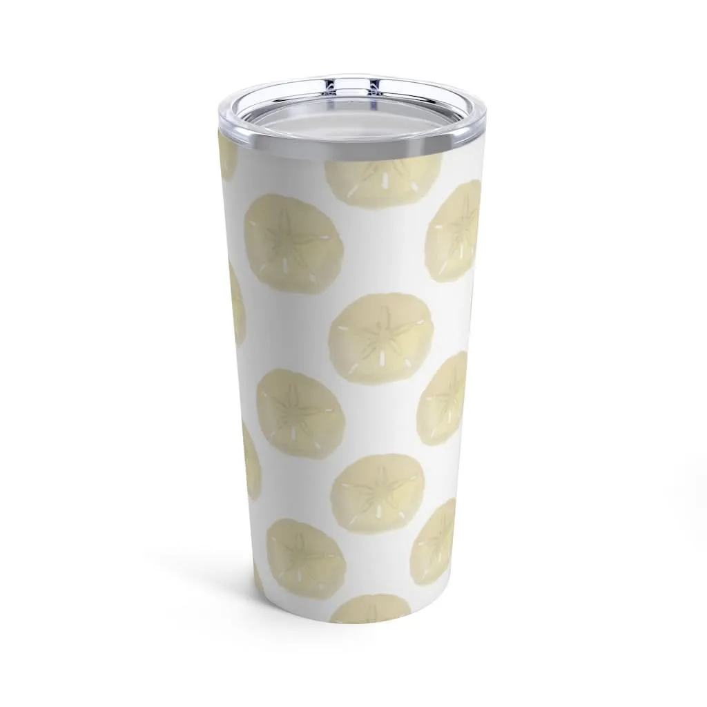 Ivory Sand Dollar, 20 oz Steel Tumbler