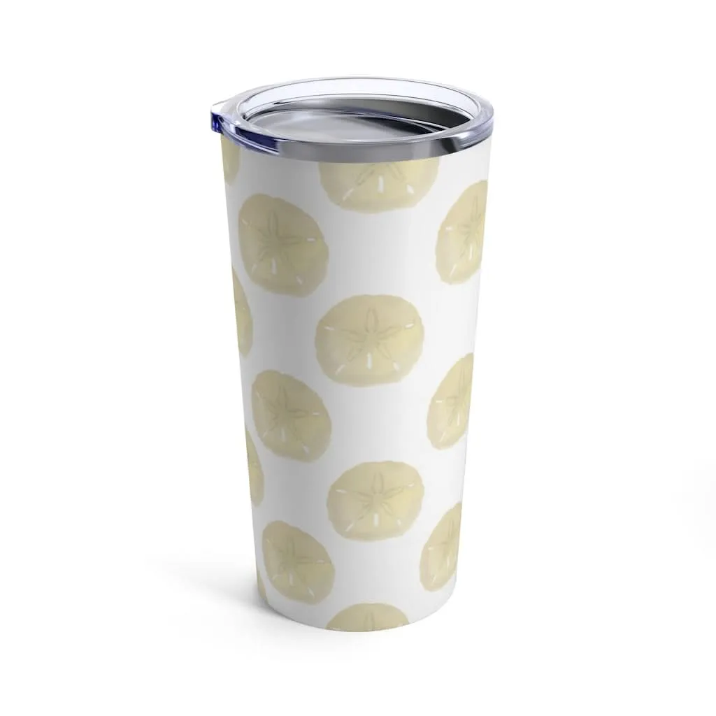 Ivory Sand Dollar, 20 oz Steel Tumbler