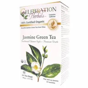 Jasmine Premium Green Tea 24 Bags By Celebration Herbals