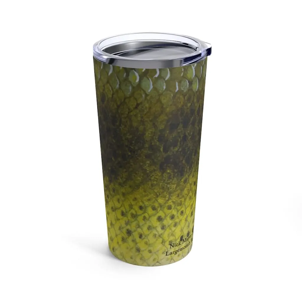 Largemouth Bass, 20 oz Steel Tumbler