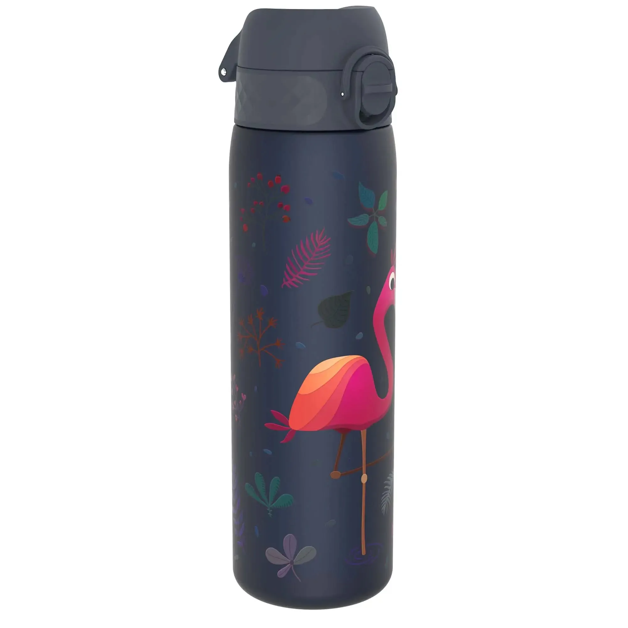 Leak Proof Slim Water Bottle, Recyclon, Flamingo, 500ml (18oz)