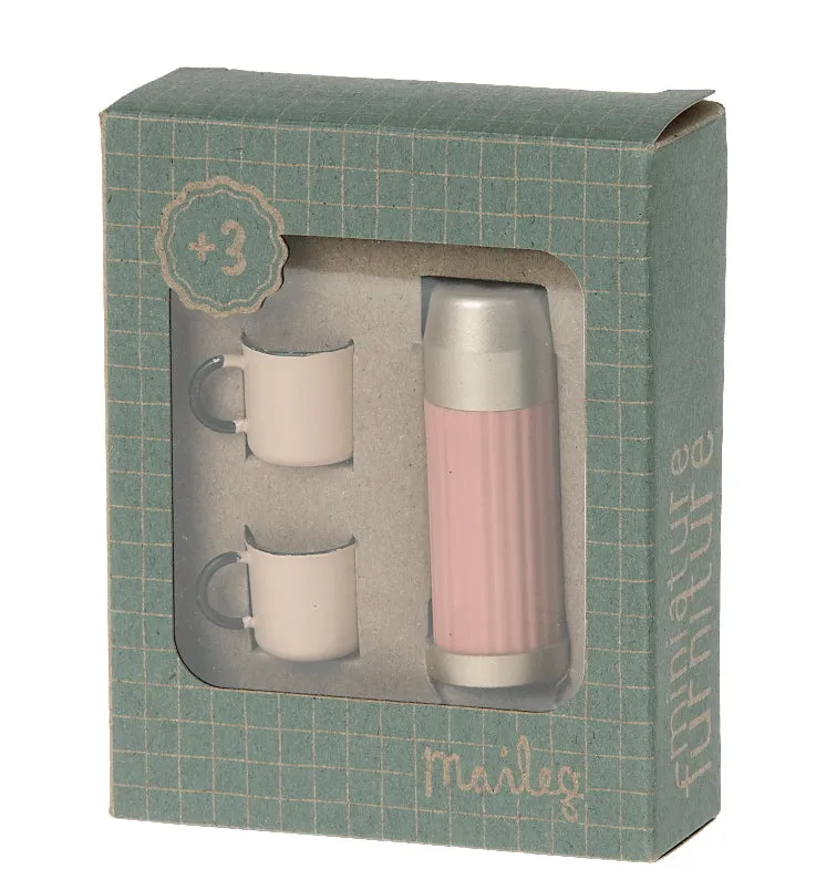 Maileg Miniature Thermos and Cups