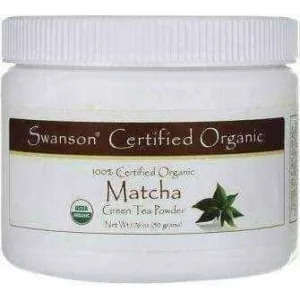 Matcha Green Tea I SWANSON Certified Organic Matcha tea 50g, Swanson health