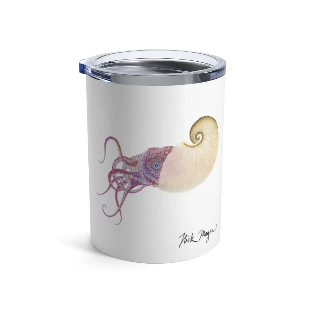 Paper Nautilus 3, 10 oz Steel Tumbler