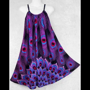 Peacock Parachute Dress