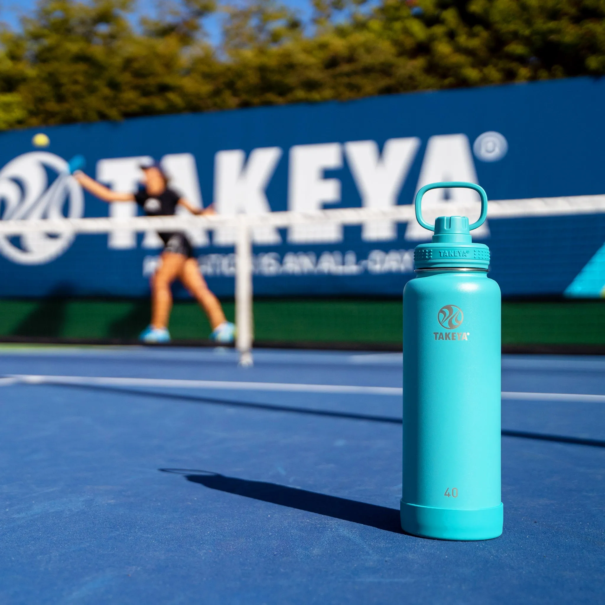 Pickleball Water Bottle with Sport Spout Lid