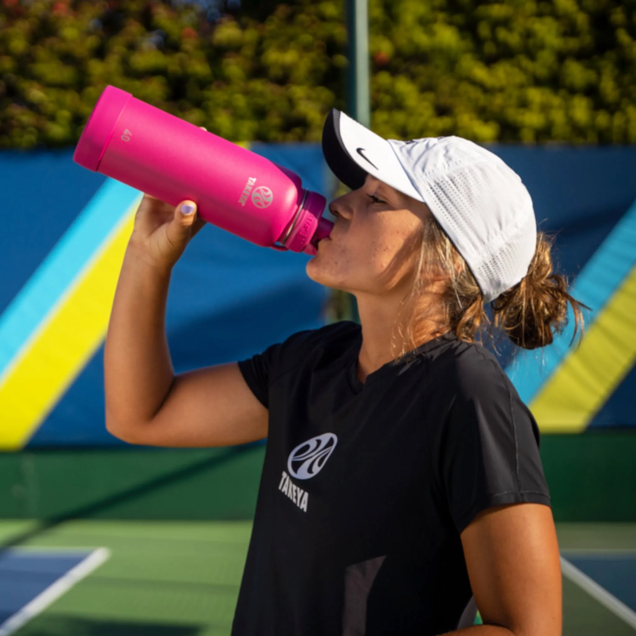 Pickleball Water Bottle with Sport Spout Lid