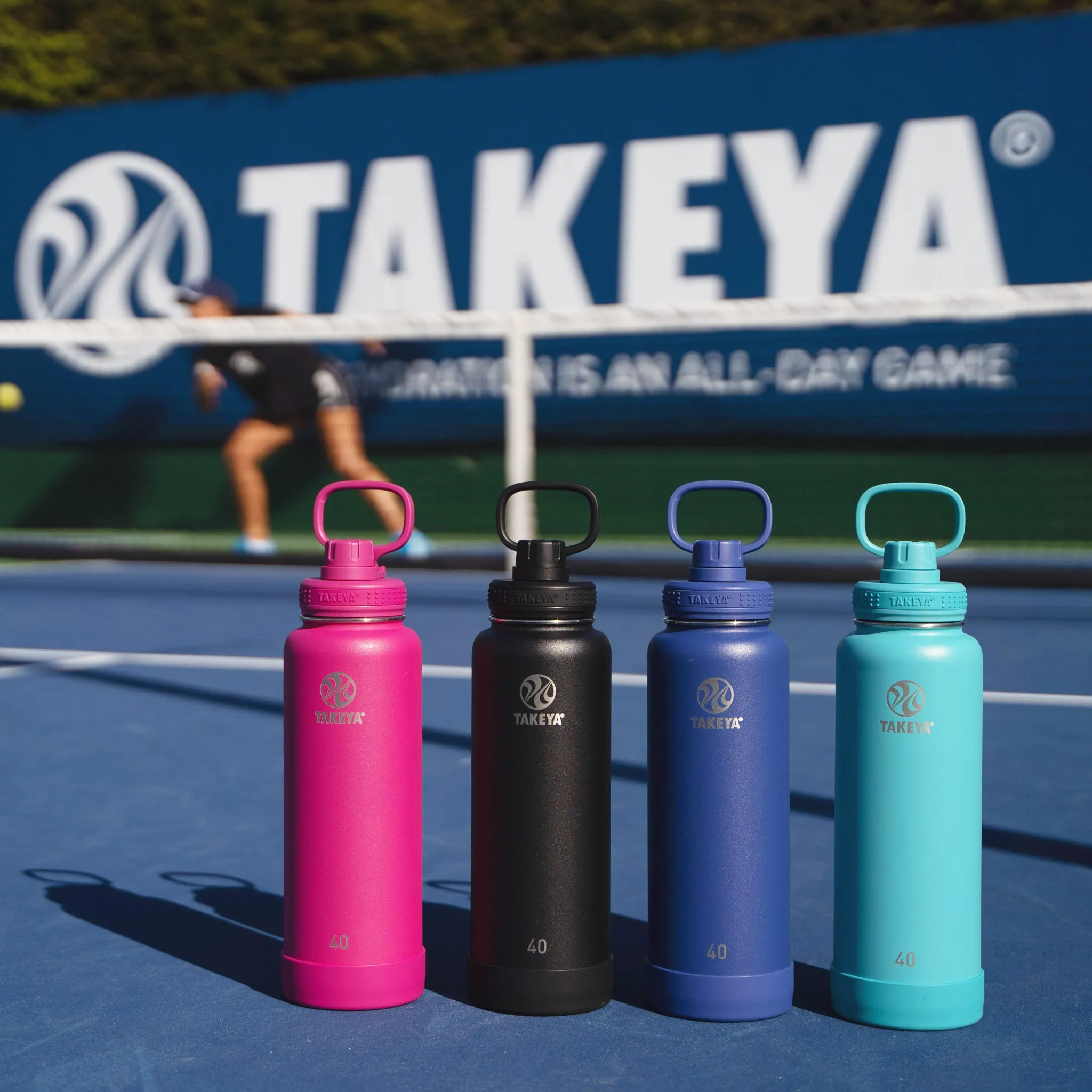 Pickleball Water Bottle with Sport Spout Lid