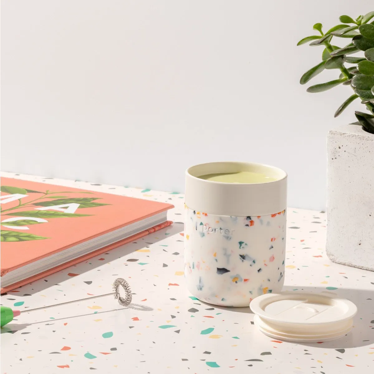 Porter Terrazzo Ceramic Mug Cream 355ml