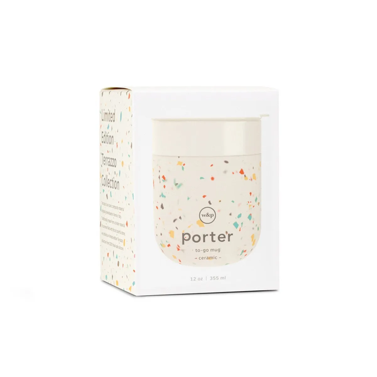 Porter Terrazzo Ceramic Mug Cream 355ml