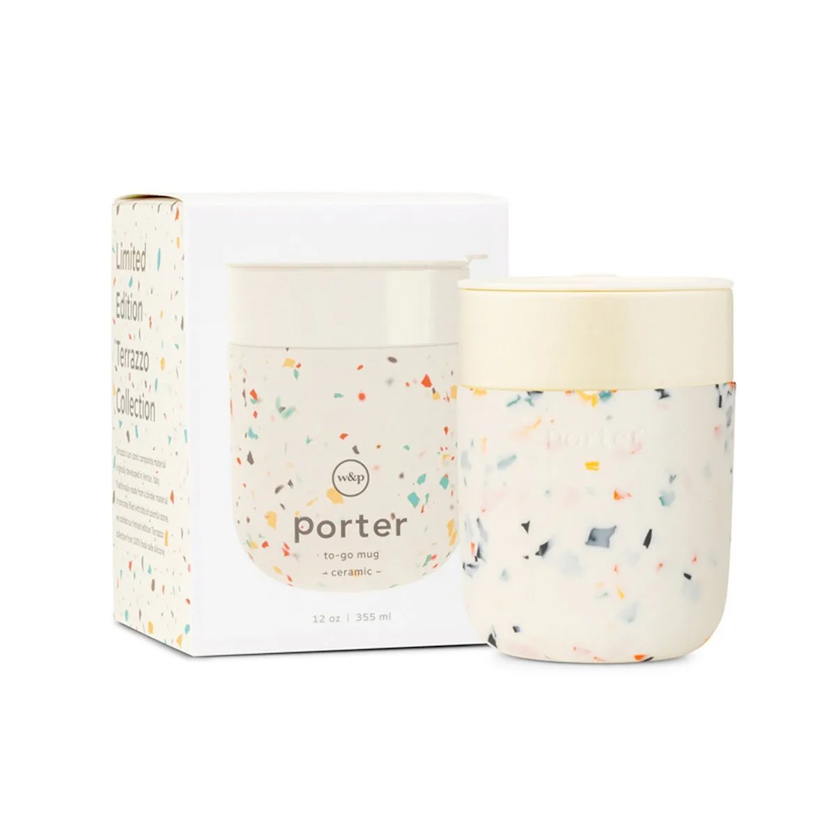 Porter Terrazzo Ceramic Mug Cream 355ml