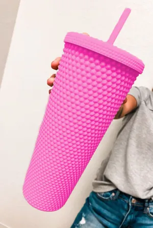 Reusable Matte Plastic Tumbler Cup