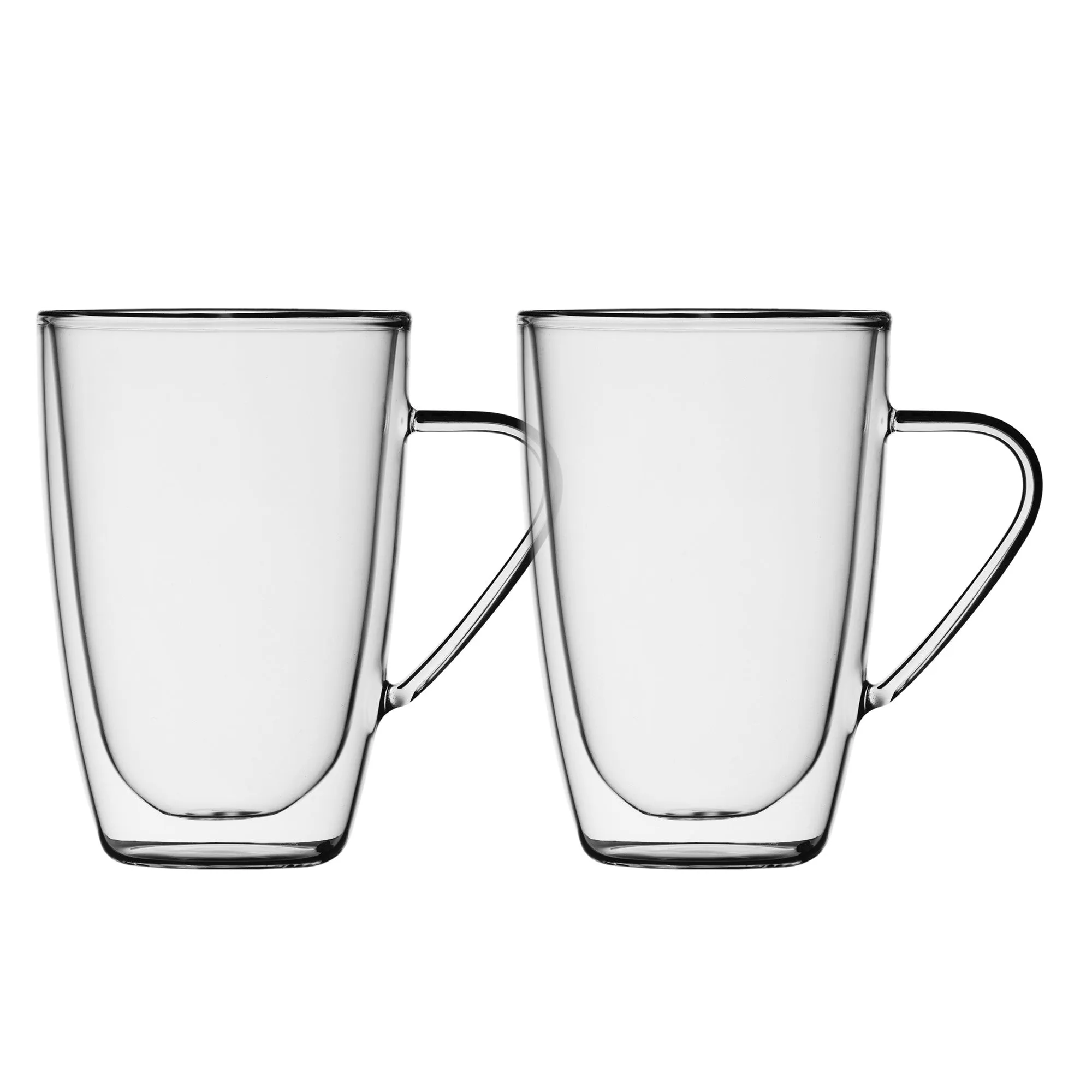 Safdie & Co. Mug Glass Double Wall 4PC Set 350ML Barista