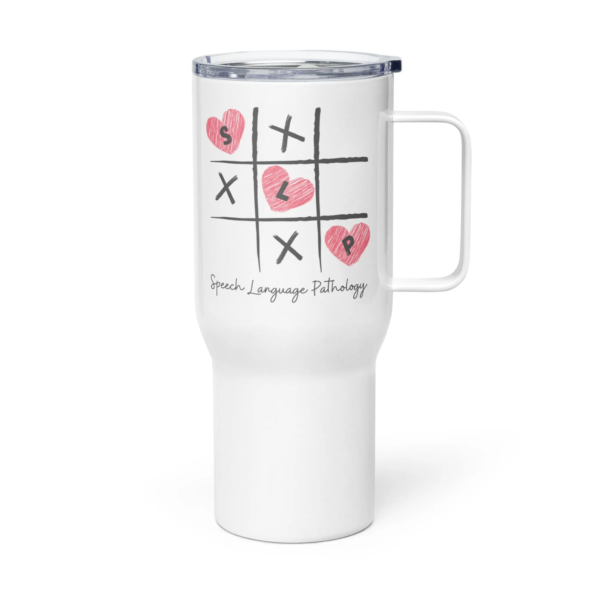 SLP Tic Tac Toe Travel Mug with Handle