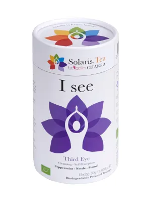 Solaris BeBetter Chakra Pyramid Teas I See - Third Eye Chakra Tea 15Bags