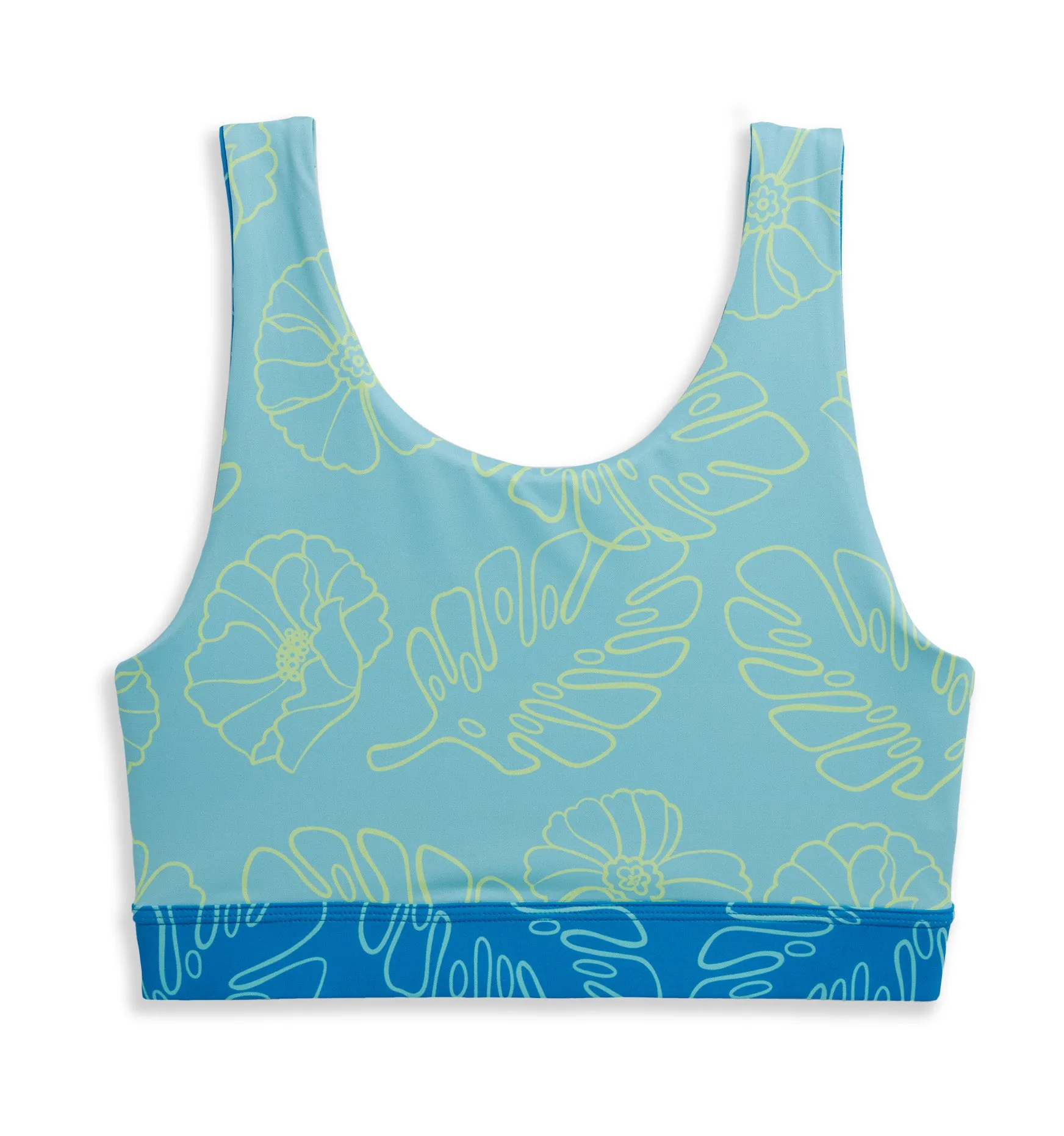 Swim Reversible Sport Top LC - Keep Palm