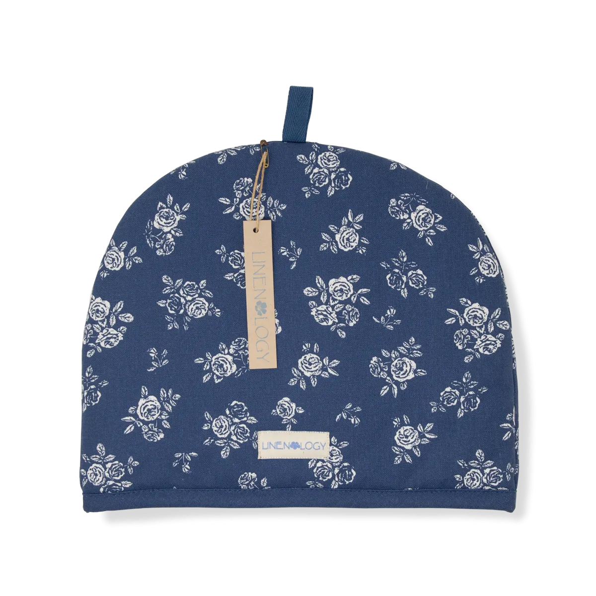 Tea Cosy-English Rose-Navy