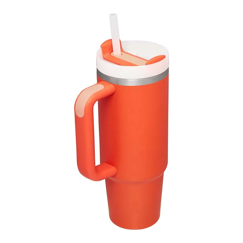 The 30oz Quencher H2.0 Flowstate Tumbler in Tiger Lily