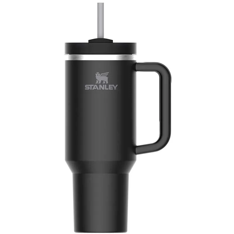 The 40oz Quencher H2.0 Flowstate Tumbler in Black