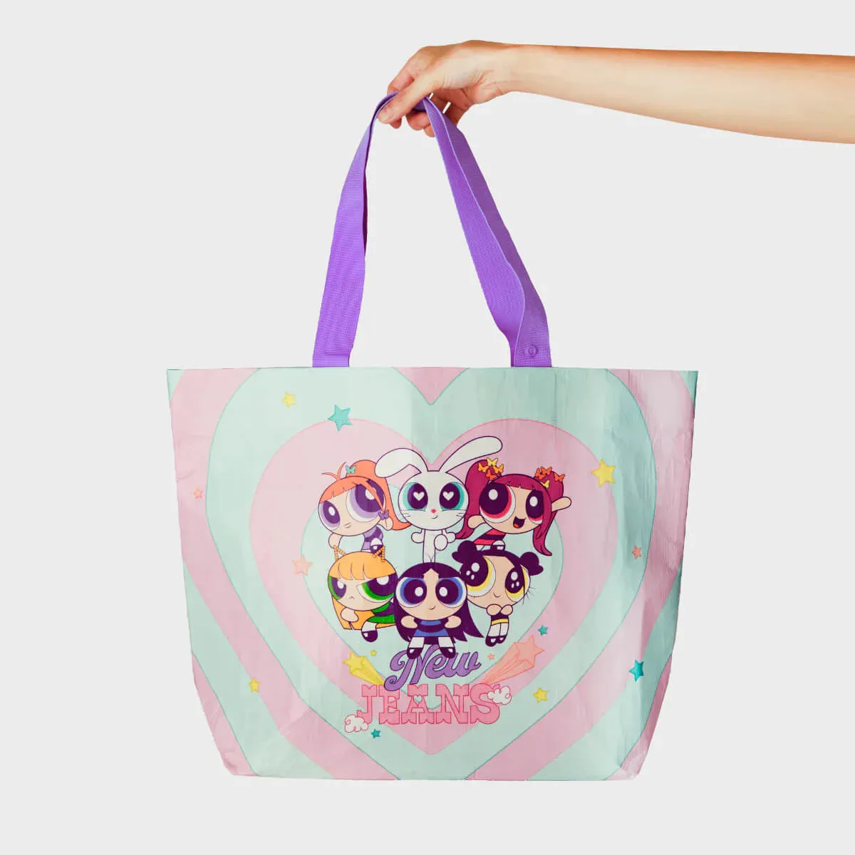 THE POWERPUFF GIRLS X NJ REUSABLE BAG (LARGE)