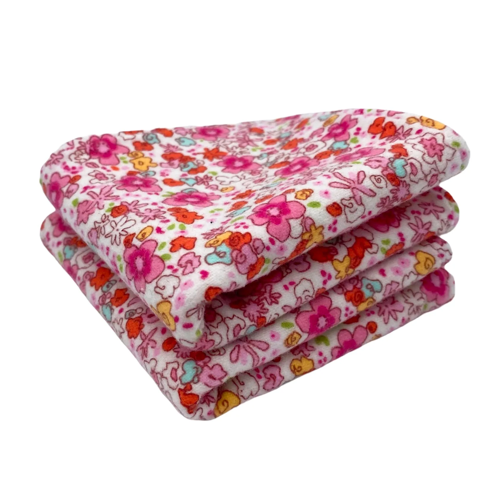 Wash Cloth - Regular - Floral Pink