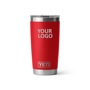 YETI Custom 20 Oz Tumblers with Magslider Lid, Rescue Red