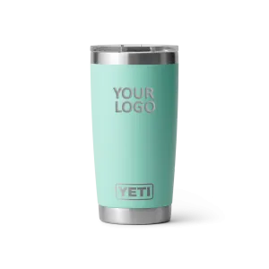 YETI Custom 20 Oz Tumblers with Magslider Lid, Seafoam