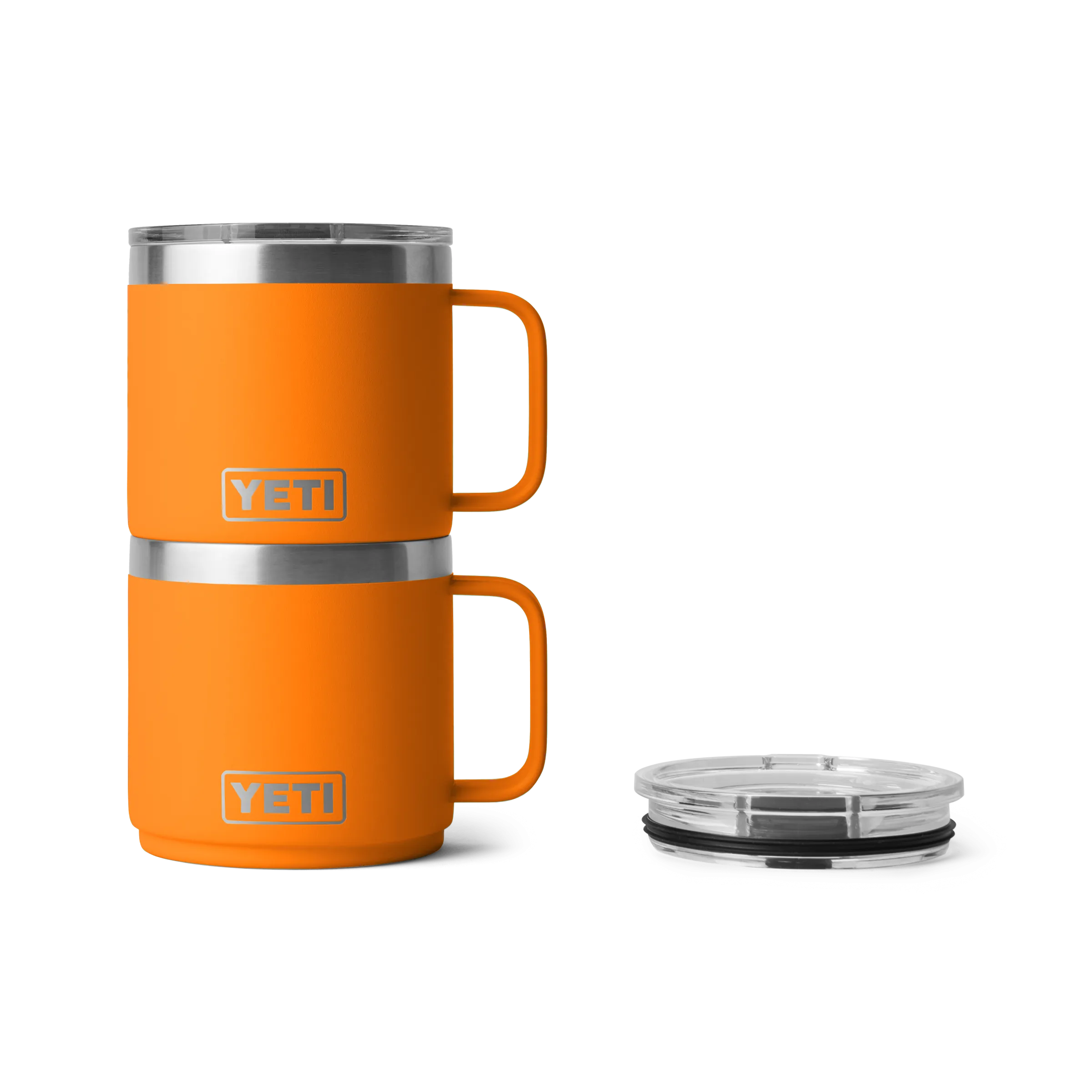 Yeti Rambler 14oz/414ml Stackable Mug 2.0 with Magslider Lid - King Crab Orange