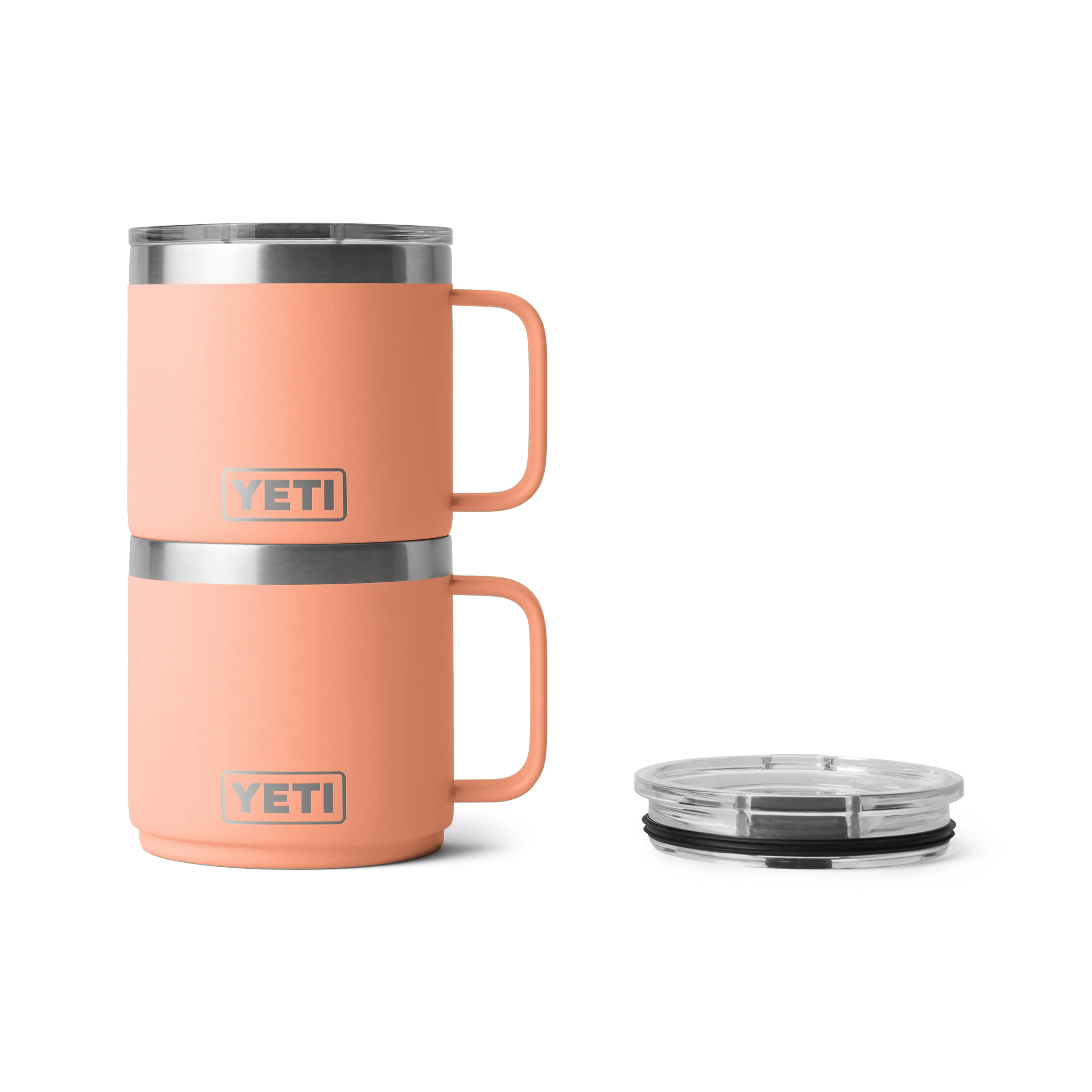 Yeti Rambler 14oz/414ml Stackable Mug 2.0 with Magslider Lid - Lowcountry Peach